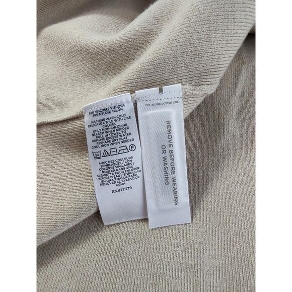 Ann Taylor Woman NEW Tan Soft Knit Sweater Sleeveless Tank Top Size XXL Pullover - Picture 8 of 8